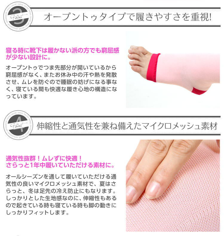  むくみ防止 シェイプUP プロ仕様 寝ながら着圧スパッツ Y137